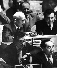 Nikita Khrushchev and his size 9� AA shoe.