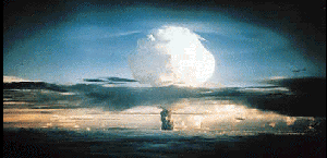 The first atomic bomb, although not the best atomic bomb--that would have to be the fifth, or the twelfth.  The twelfth was a beaut!